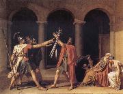 Jacques-Louis  David, The Oath of the Horatii